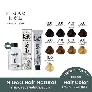 NIGAO Hair Color Natural รวมโทนสีธรรมชาติ สีย้อมผม