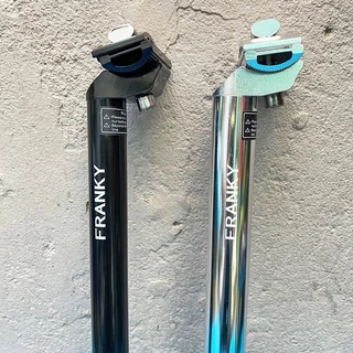 Seat Post หลักอานจักรยาน ขนาด 27.2mm แบรนด์ FRANKY, UNO, Darkrock วัสดุอลูมิเนียม งานสวยๆ