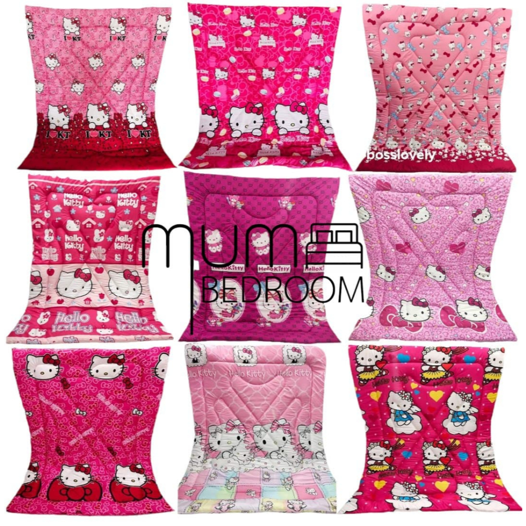 ผ้านวม5ฟุตมิกกี้/คิตตี้/ม่อน สินค้าในshop ราคาโรงงาน