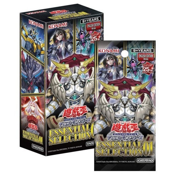 Konami Yu-Gi-Oh! Asia English - Essential Selection 01 (ES01-AE) แบบกล่อง (15 ซอง) 4988602177428 (การ์ดยูกิ)