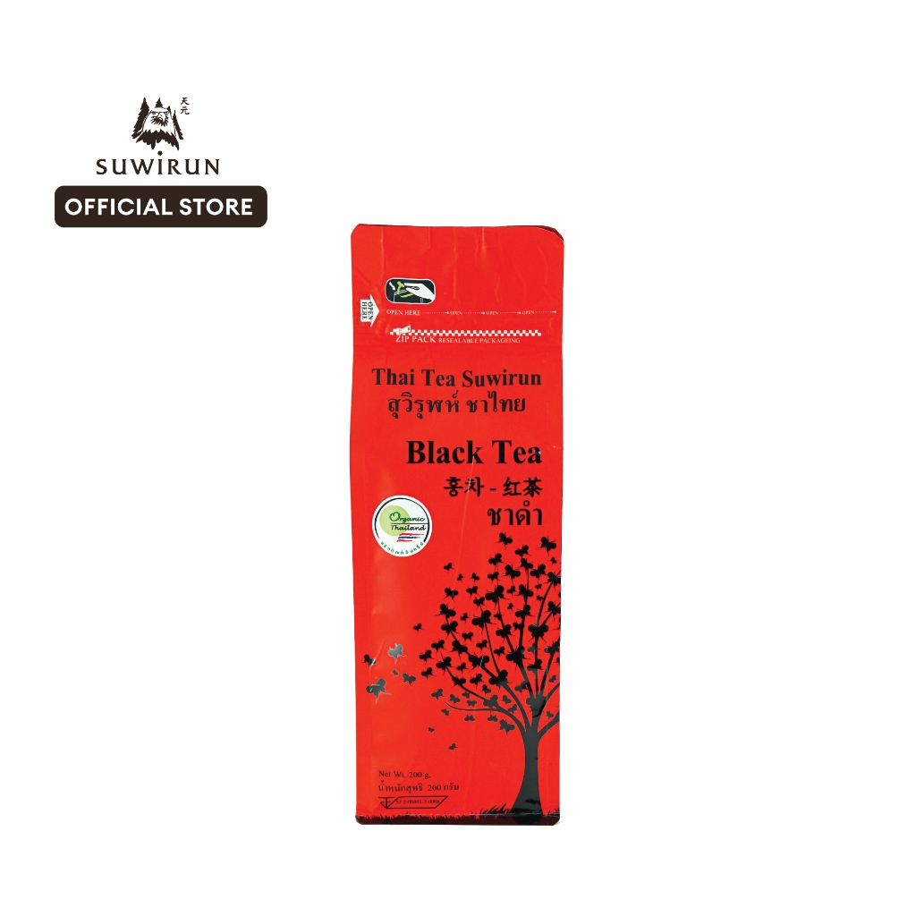 ชาดำ ขนาด 200 กรัม - สุวิรุฬห์ ชาไทย Suwirun Tea