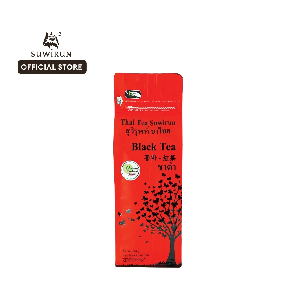 ชาดำ ขนาด 200 กรัม - สุวิรุฬห์ ชาไทย Suwirun Tea