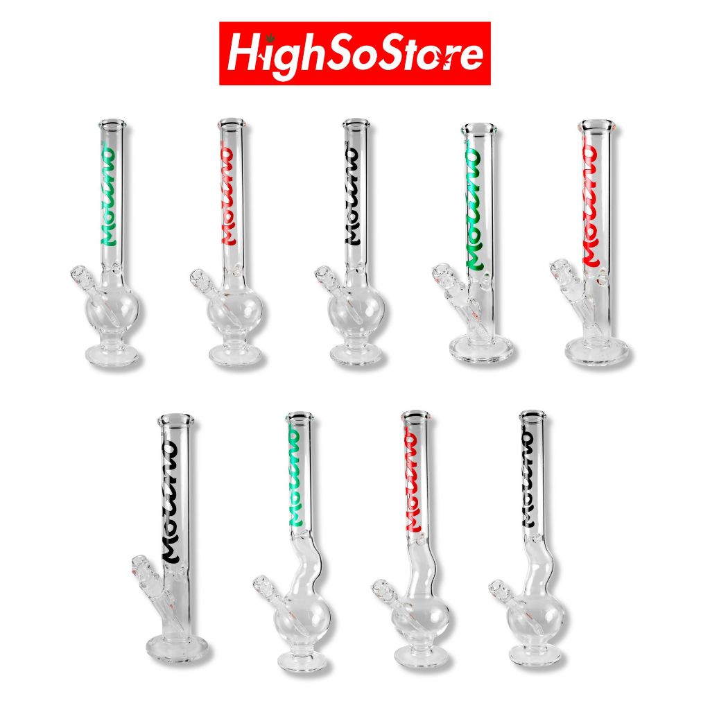 [Promotion ลดแรง แซงทุกโปร] บ้องแก้ว Molino สูง 40 cm สวย ใส ของแท้ 100% Glass Bong บ้องคุณภาพดีจาก Molino