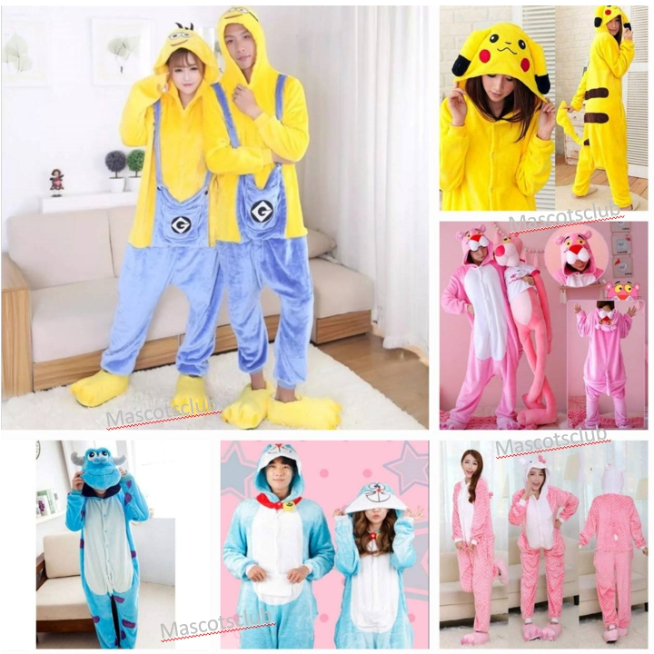 ชุดแฟนซี ชุดการ์ตูน มินเนี่ยน ปิกาจู พิงค์แพนเตอร์ ซัลลี่ โดเรม่อน คิตตี้ มาสคอตการ์ตูน งานมือ 1 พร้อมส่งจากกรุงเทพ