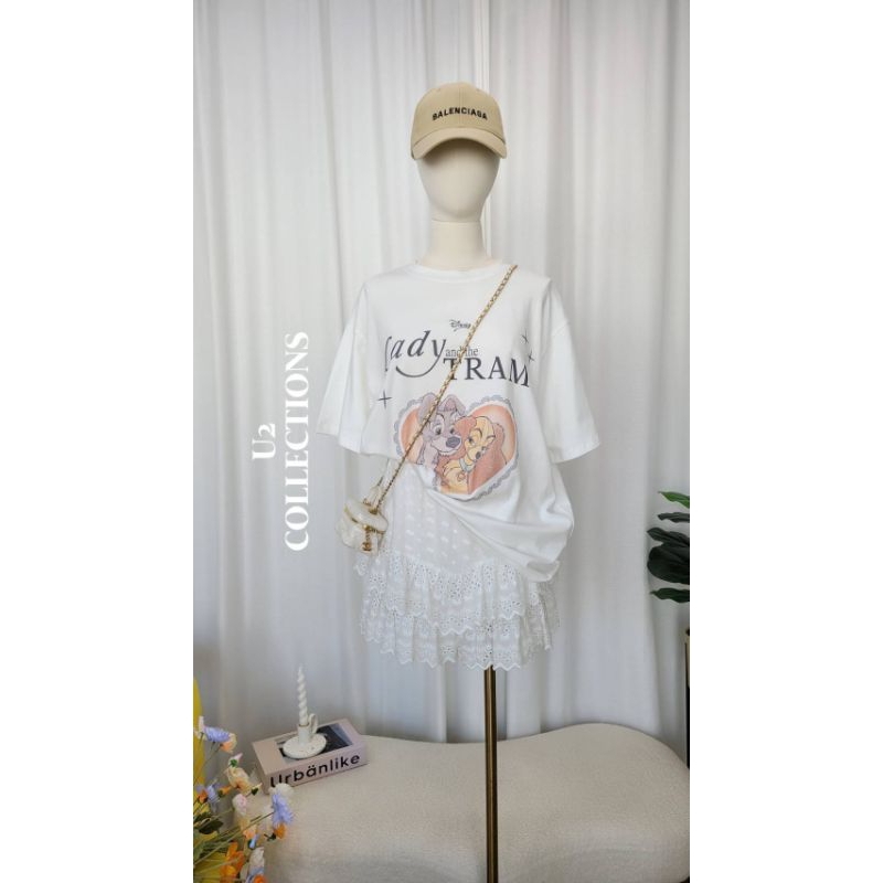 เสื้อยืด U2 ลายใหม่ Lady and the Tramp