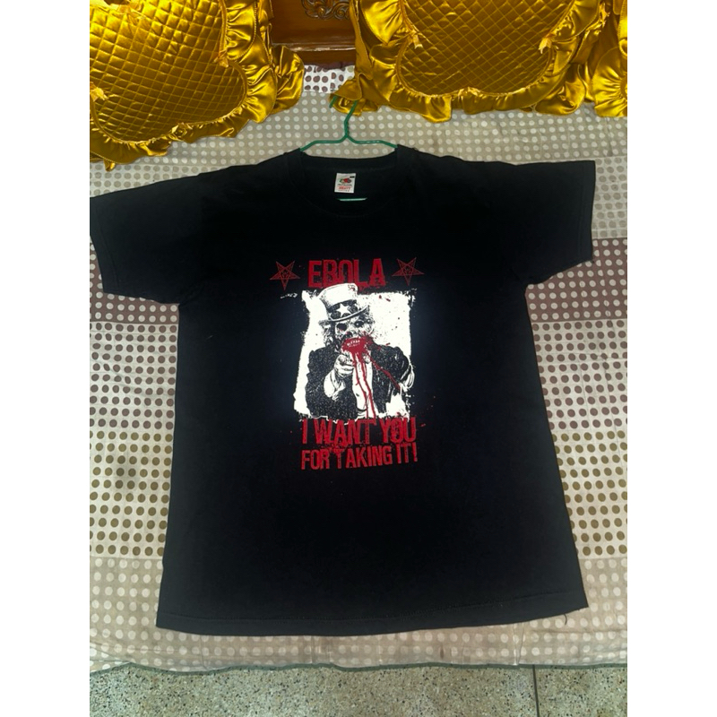 เสื้อ EBOLA vtg เสื้อแท้ของวง100% (จัดทำจำนวนจัดกัด) ❗️ ❌ไม่ใช่งานทำใหม่❗️❌