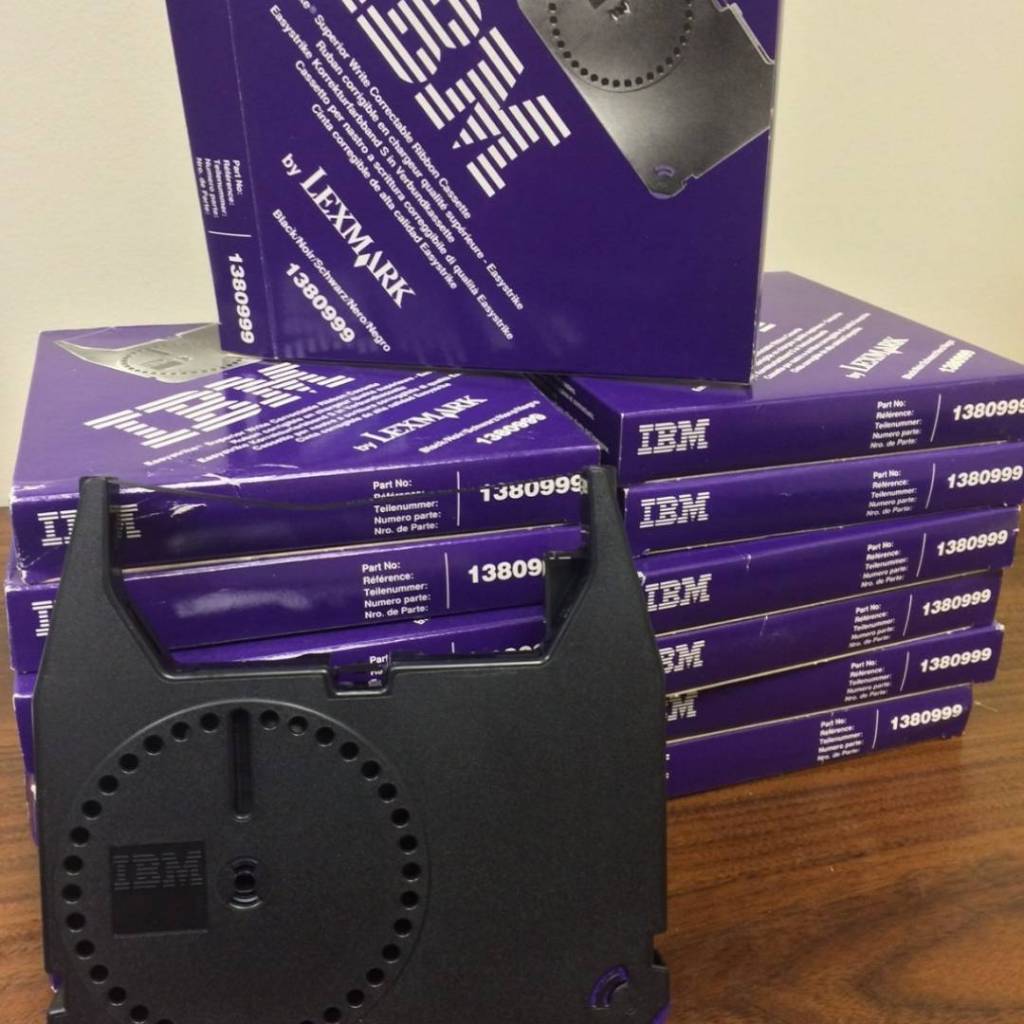 IBM ตลับผ้าหมึก IBM​1380999​ ผ้าหมึกสำหรับเครื่องพิมพ์​ IBM​ แท้​ 100%