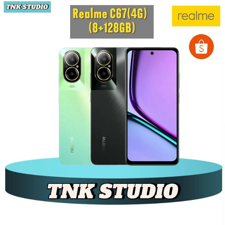Realme C67 (4G) (8+128GB)สมาร์ทโฟนหน้าจอ 6.72 นิ้ว รับประกันศูนย์ไทยแท้ 1 ปี