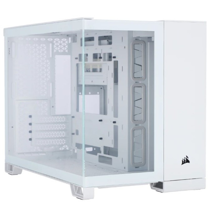 CORSAIR 2500X WHITE TEMPERED GLASS CASE