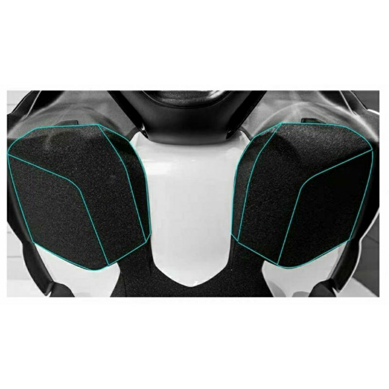 สติกเกอร์ยาง pvc แบบหนาอย่างดี ช่องเก็บของ ZONTES 350E