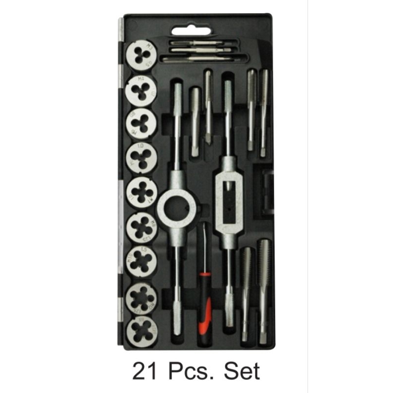 APEX​ AP-4801001 ต๊าปเกลียว​ ชุด​ 21ตัวมิล​ หน่วยมิล​ ชุดต๊าป 804P2021