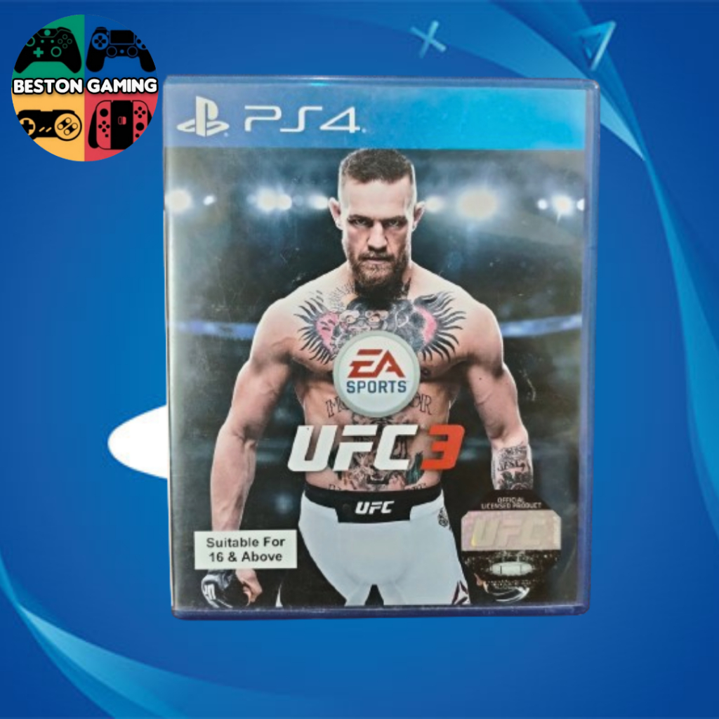 PS4 แผ่น ps4 UFC3 เกมมวยกรงที่กำลังได้รับความนิยม มือ 2