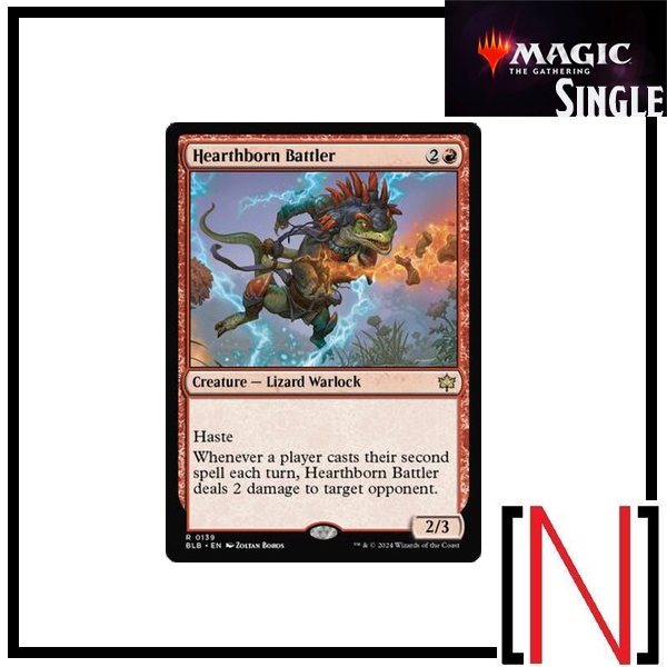 [MTG][Single][BLB] Hearthborn Battler ระดับ Rare [ภาษาอังกฤษ]