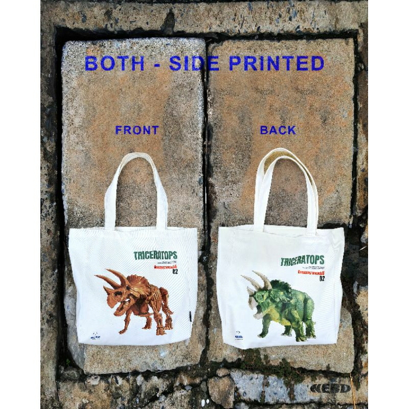 𝑵𝑬𝑹𝑫- <TRICERATOPS > 𝑪𝒂𝒏𝒗𝒂𝒔 𝑻𝒐𝒕𝒆 𝑩𝒂𝒈  / 𝑼𝒏𝒊𝒔𝒆𝒙 / 𝑻𝒐𝒕𝒆 𝑩𝒂𝒈  𝑫𝒊𝒏𝒐𝒔𝒂𝒖𝒓 & 𝑨𝒏𝒄𝒊𝒆𝒏𝒕 𝑨𝒏𝒊𝒎𝒂𝒍𝒔 𝑪𝒐𝒍𝒍𝒆𝒄𝒕𝒊𝒐𝒏