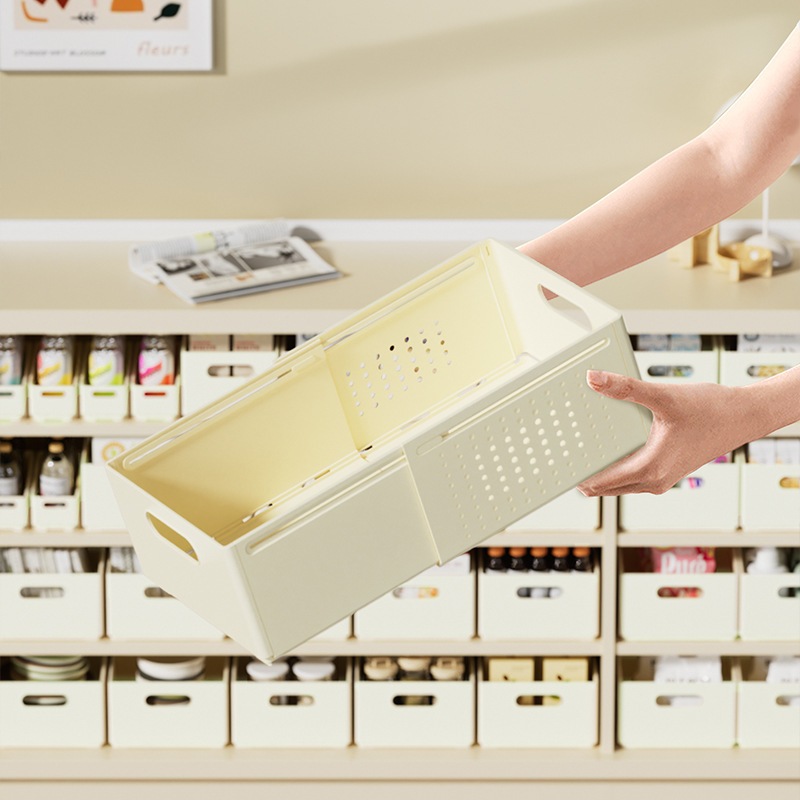 ตู้เก็บของพับเก็บได้ กล่องเก็บของแบบลิ้นชัก เดสก์ท็อป ของว่าง กล่องเก็บของเบ็ดเตล็ด ถุงเท้า กล่องเก็บชุดชั้นใน - รูปที่ 5