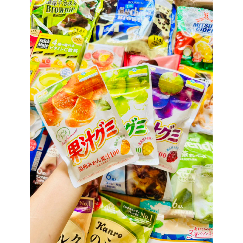 Meiji gummy เมจิเยลลี่กัมมี่ เยลลี่รสผลไม้ รูปผลไม้