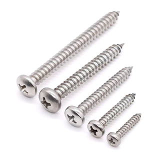 IEPERNG สกรูเกลียวปล่อย #7 100 ตัว/ถุง หัวแพน แฉก P+(PD) น็อต เกลียวปล่อย Tapping Screw