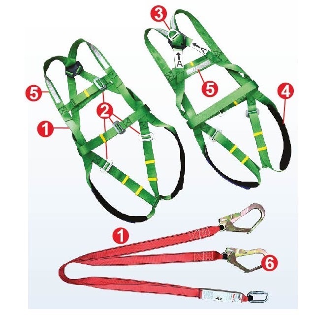 เข็มขัดเซฟตี้เต็มตัว YAMADA FH797 เข็มขัดเซฟตี้เต็มตัว YAMADA FH797