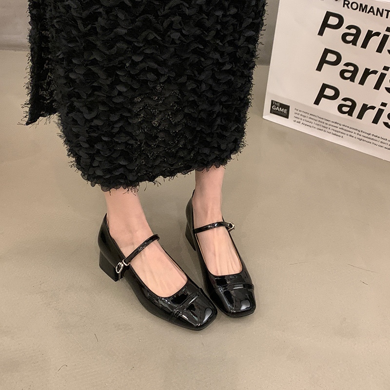 Luckkyshoes ราคาถูก รองเท้าส้นสูงแฟชั่น ดีเทลทางการ ดูเรียบร้อยใส่ได้หลายโอกาส แมทช์ได้ทุกการแต่งกาย มีทั้งหมด 4 สีสุดปั