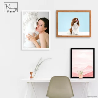 [ขายดี] ReadyFrame กรอบรูป A3 มินิมอล Modern ใส่โปสเตอร์ รูปภาพ แต่งห้อง แต่งบ้าน แนวตั้ง-แนวนอน 11 สี