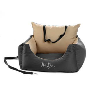Mahdum Carseat คาร์ซีทสุนัข แมว รุ่นขอบหน้าเตี้ย Delux ผ้า Y…