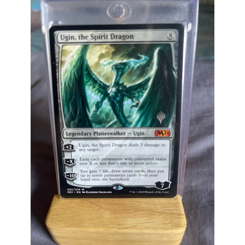 การ์ด MTG Ugin, the Spirit Dragon Magic the Gathering EDH รุ่น M21 สภาพ Nm