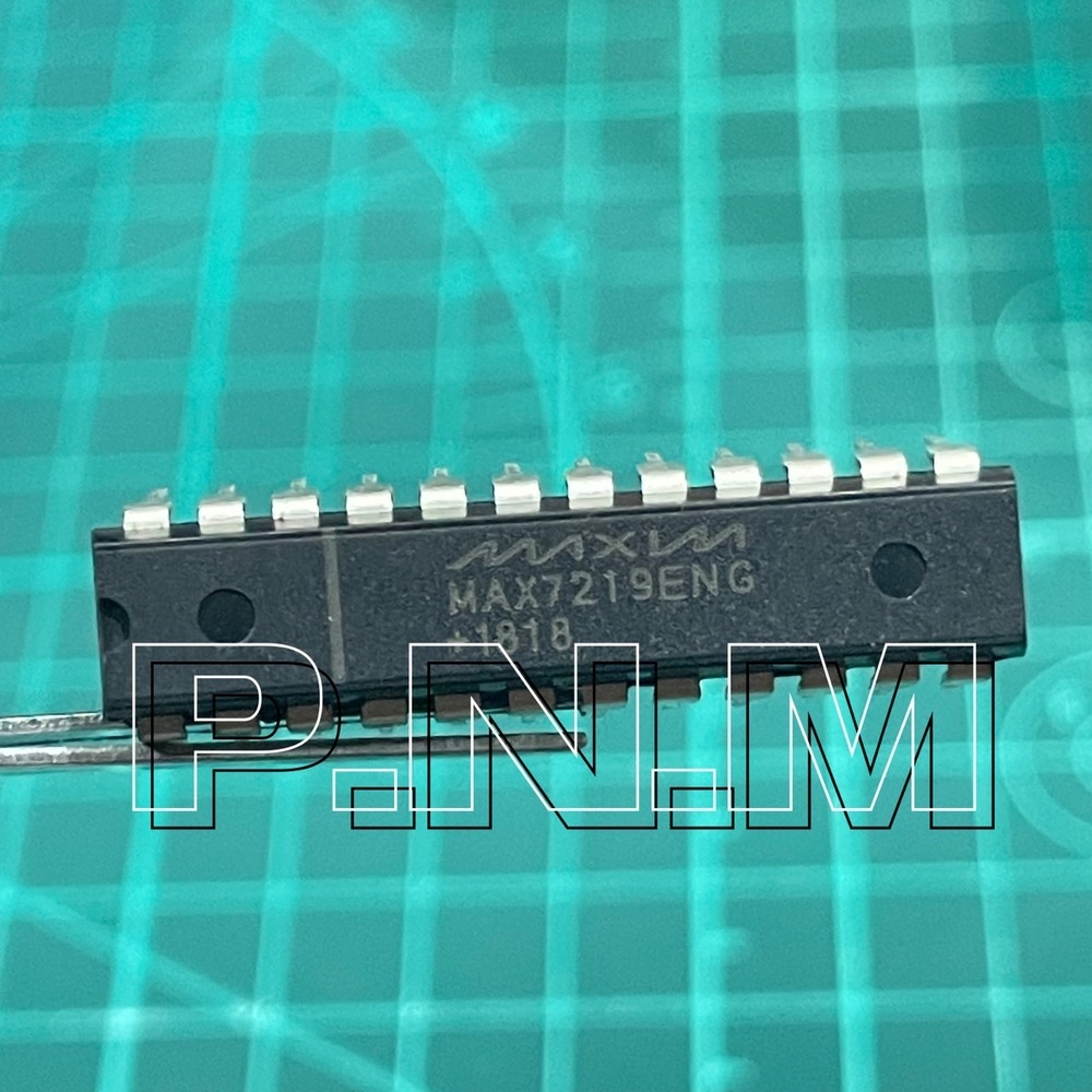 MAX7219CNG / MAC7219ENG DIP 24ขา ราคาต่อตัว พร้อมส่งในไทย