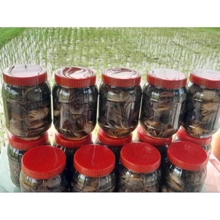 (ขายดี)ปูนาดองน้ำปลาหวาน 1kg ปูดอง ใส่ส้มตำ ตำปูปลาร้า แซบๆนัวๆ สดใหม่ ดองใหม่ทุกวัน