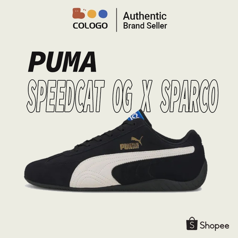 PUMA Speedcat OG x Sparco "Black White" รองเท้า