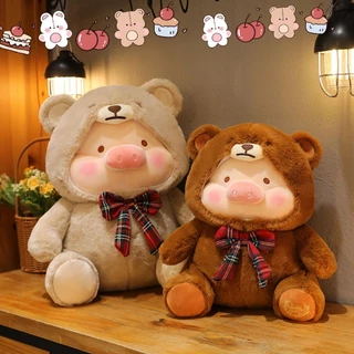 Aoduoyaya ตุ๊กตาหมู Teddy LuLu PIG ตุ๊กตายัดนุ่นรูปสัตว์ ของขวัญสําหรับเด็ก น่ารักมาก ปุยนุ่ม