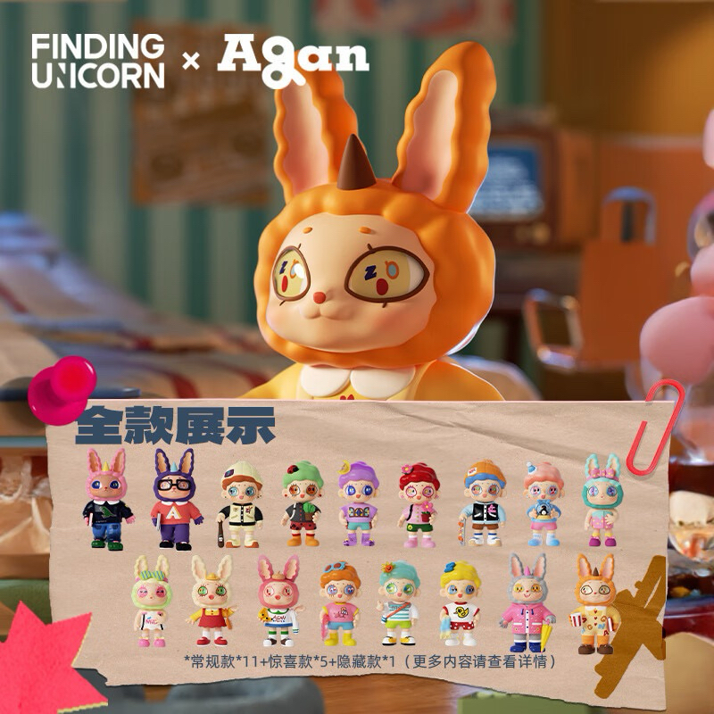(รอเอฟในไลฟ์ ลด 100฿ ) แบบสุ่ม โมเดล : Finding UNICORN Agan Touchable City Series
