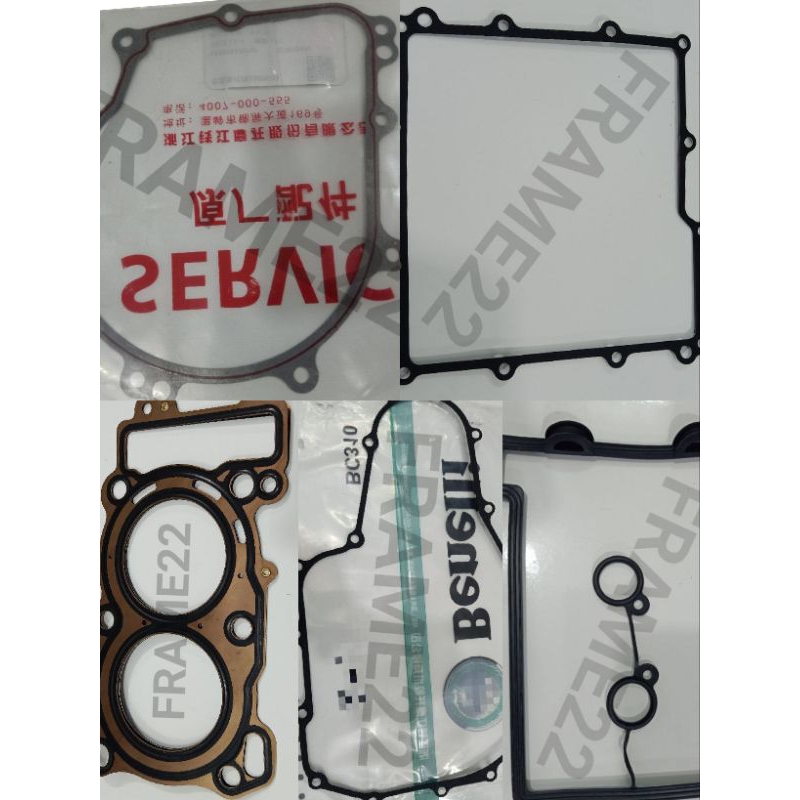 ประเก็นเครื่องรถbenelli TNT300 TNT302S/302Rตรงรุ่น