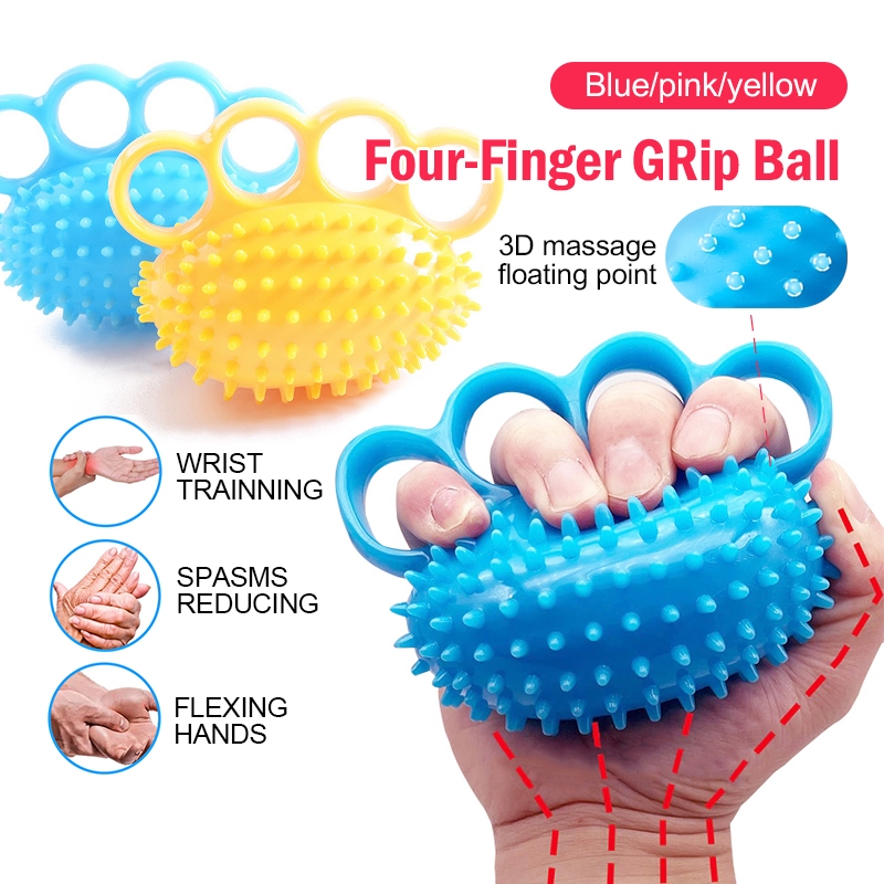 ลูกบอลนวดมือ ลูกบอล บีบ บริหารมือ  Hand Exerciser Ball แฮนด์บอล ฝึกกล้ามเนื้อ ลูกบอลกายภาพมือ