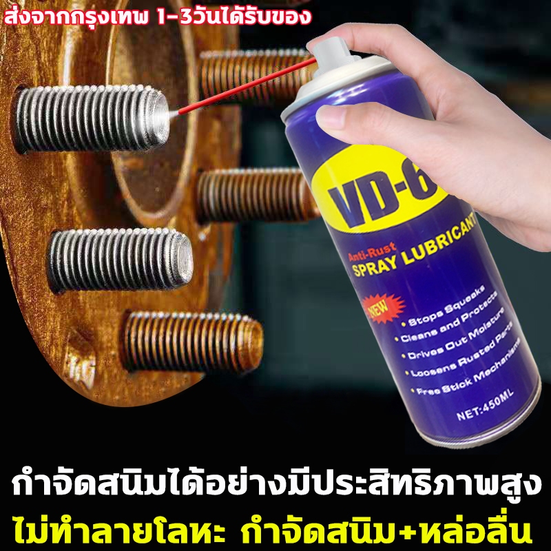 น้ำยาขัดสนิม ไม่ทำลายโลหะ น้ำยาล้างสนิม 450ml ป้องกันสนิม กําจัดสนิม ขัดสนิม rust remover