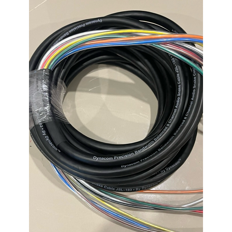 สายมัลติคอร์8คอร์XLRผู้/เมียทำจากสายมัลติคอร์ของDynacomหัวของLidgeทั้งชุด