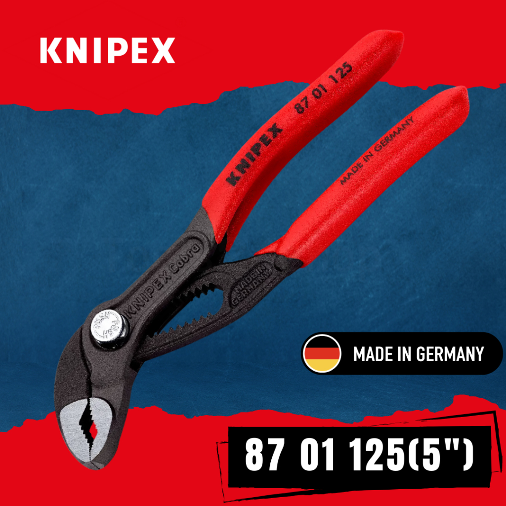KNIPEX Cobra® คีมปั๊มน้ำไฮเทค  No.87 01 125