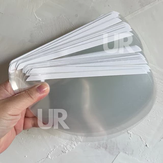 (พร้อมส่งจากไทย) หน้ากากกันสเปรย์ทำผมและกันเศษผม face shield 9.5*18.5cm 1 กล่อง 50ชิ้นพร้อมสายคล้องสำหรับบาร์เบอร์ ซาลอน