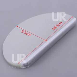 (พร้อมส่งจากไทย) หน้ากากกันสเปรย์ทำผมและกันเศษผม face shield 9.5*18.5cm 1 กล่อง 50ชิ้นพร้อมสายคล้องสำหรับบาร์เบอร์ ซาลอน