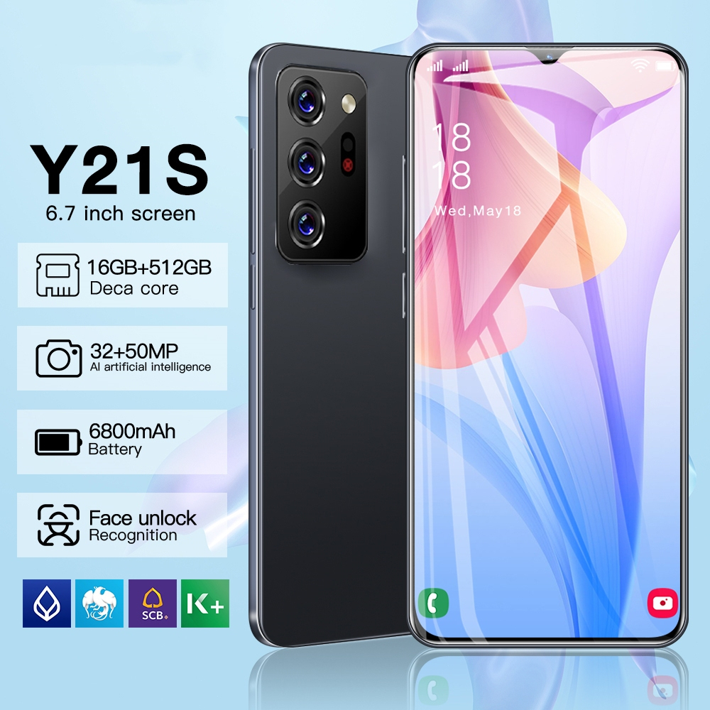 Redmi Y21 5G ศัพท์มือถือ รองรับ2ซิม Smartphone ศัพท์สมา 16GB+512GB ศัพท์ถูกๆ Android Mobile phone