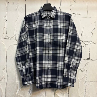 เสื้อเชิ้ตลายสก็อตแขนยาว M-4XL ผ้า cotton brush ใส่สบาย นุ่ม ลายสุดฮิต เสื้อเเขนยาวลายสก็อต