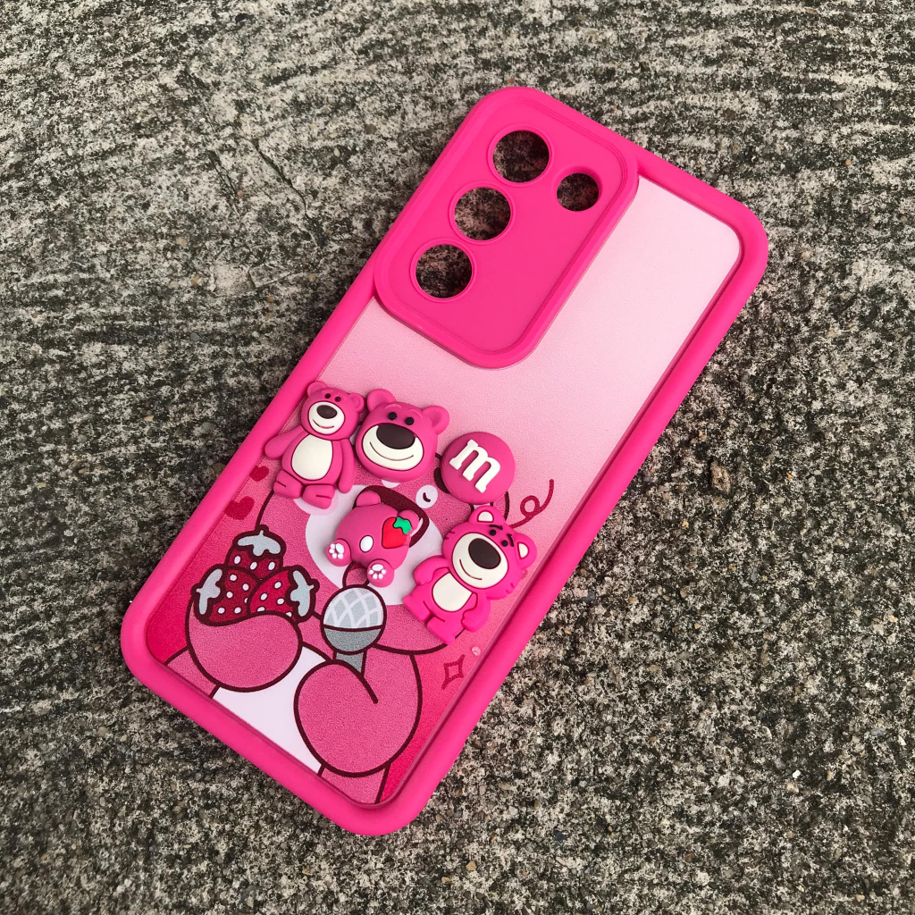 พร้อมส่ง เคสวีโว่ Y100 5G Vivo Y100 case ลายการ์ตูน กันกล้อง เคสTPUสีพื้นใส่บัตร สินค้าตรงรุ่น