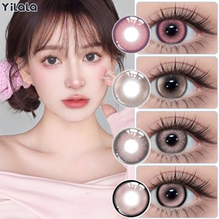 【ขายลดราคาพิเศษ】 คอนแทคเลนส์สีชมพูอัญมณี Yilala แพ็ค 2 ชิ้น …