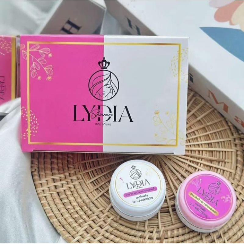 แพ็คเกจใหม่ล่าสุด✨ Lydia Skincare ครีมลิเดียสกินแคร์ (แท้💯%) 1ชุดมี 2ตลับ /10 กรัม