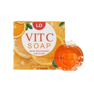 *สบู่แอลดี สบู่แม่ตั๊ก วิตซีโซฟ LD VIT C SOAP ขนาด 70 กรัม