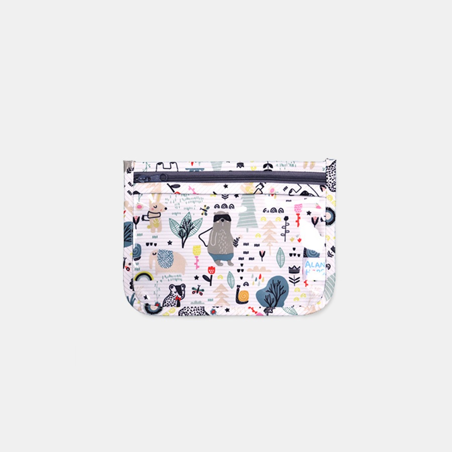 Alan Hops กระเป๋าใสเอนกประสงค์ รุ่น Daily Buddy ลาย Raccoon