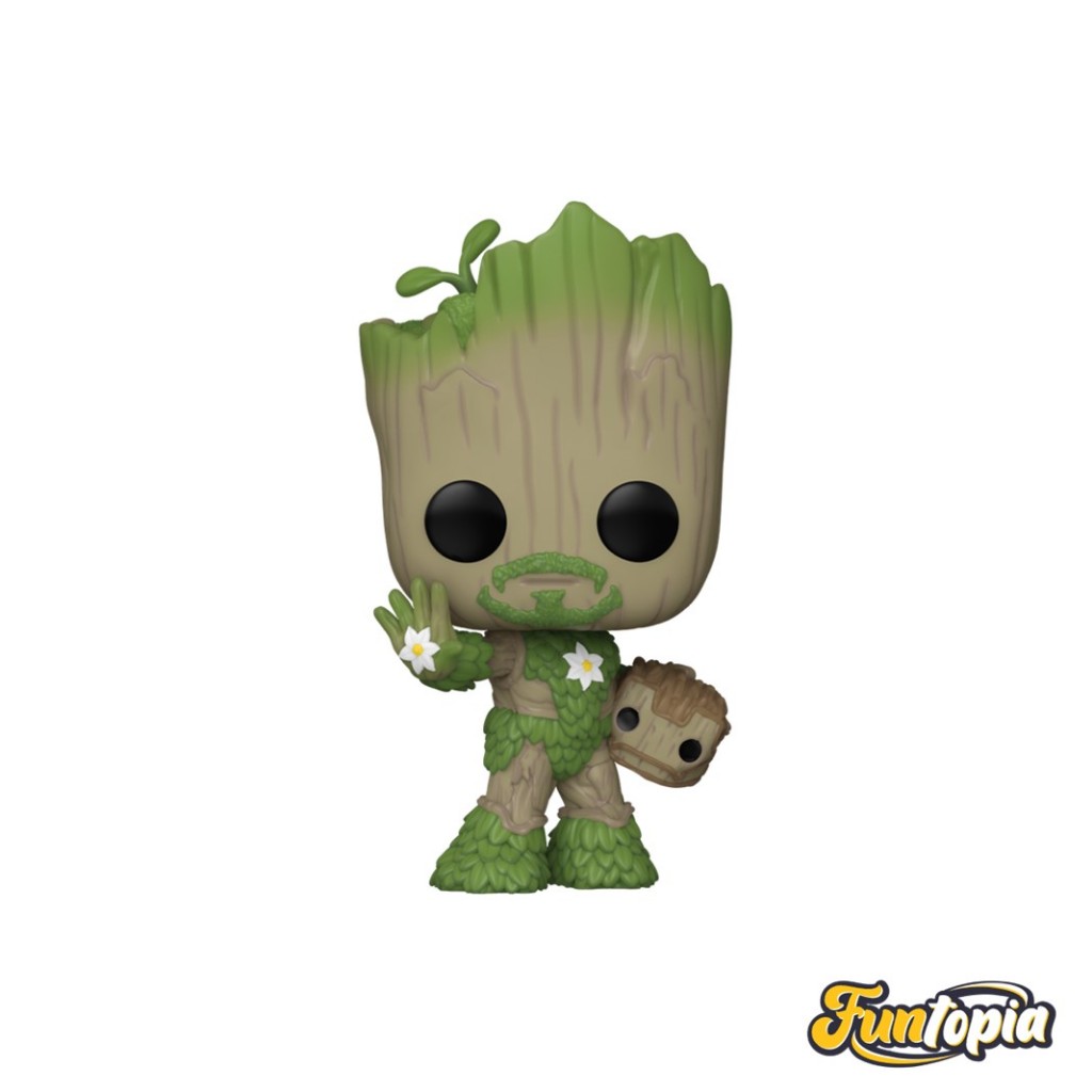 Funko POP! -  (79516) :  Groot as Iron Man (1393) POP! Marvel: We Are Groot by Funko