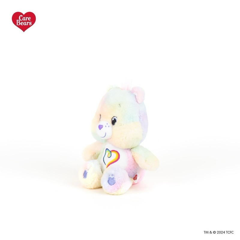 ตุ๊กตาหมี ของแท้💯 แคร์แบร์ TogethernessBear ขนาด 25cm และ45cm ลายสายรุ้งหมุนเกลียวคล้องกัน