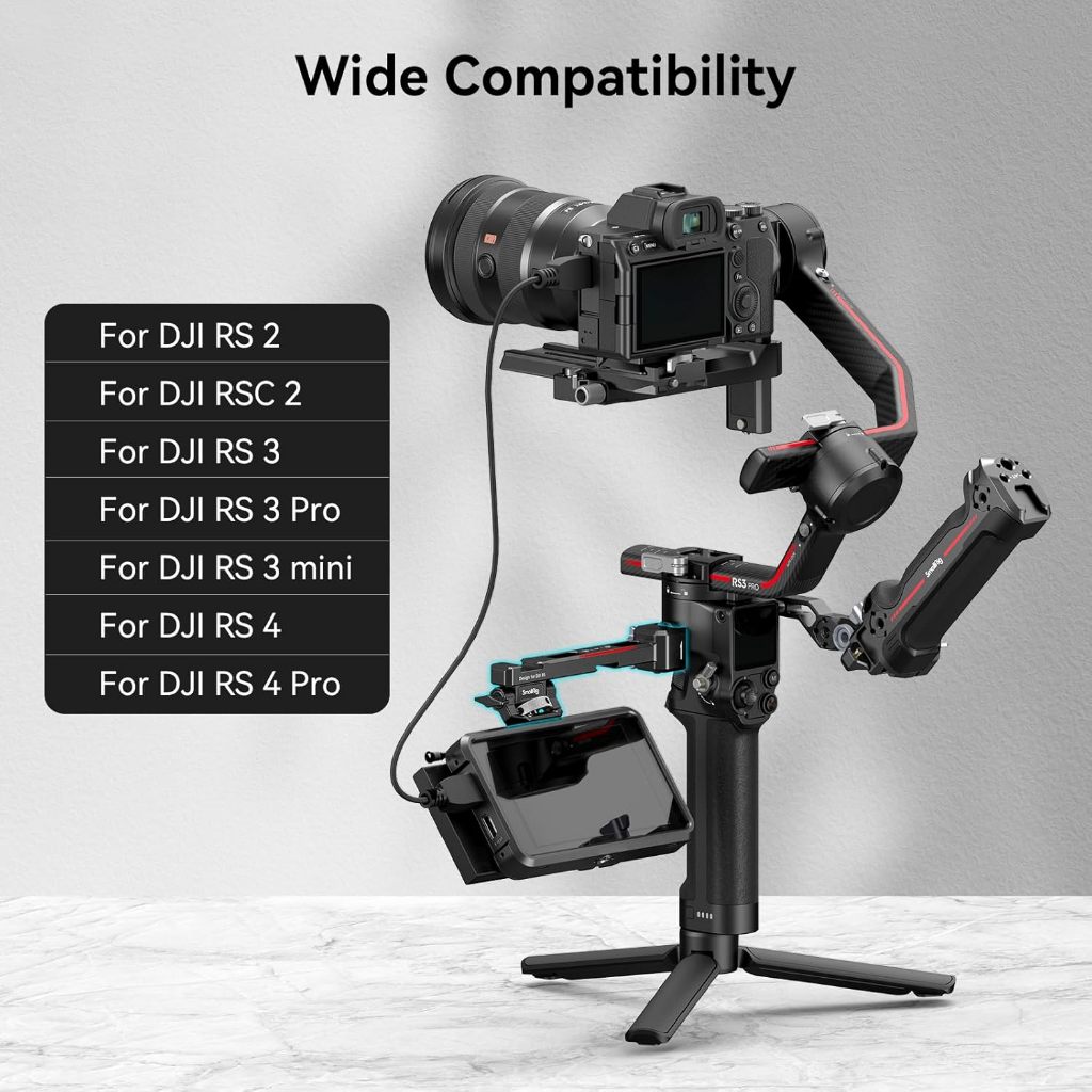 📦ส่งจากไทย📌 SmallRig ขายึดมอนิเตอร์ DJI RS2 RS3 RS4 3026 Monitor Mount with NATO Clamp 3026B