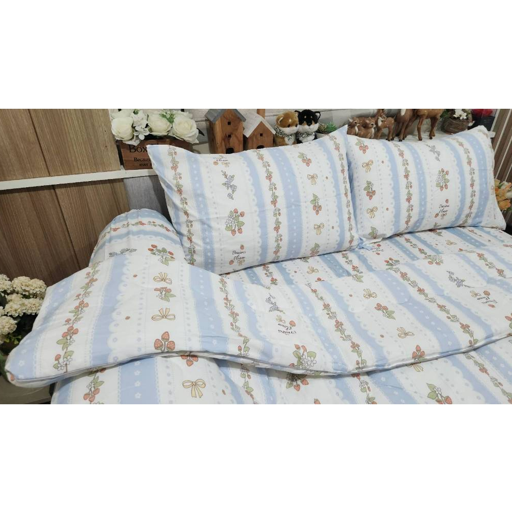 ชุดเครื่องฤดูหนาว  ผ้าห่ม ผ้าปูที่นอน นวมหนา แน่น หนัก นุ่ม ผ้า fine fabric ของ Rabbit Moon ราคา ถูกที่สุด ดีลบีเคเค แกลเลอรีภาพที่ 6