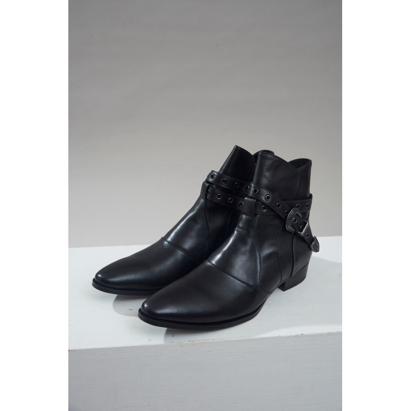 Chelsea Boots Black old steel เชลซีบูทสีดำ